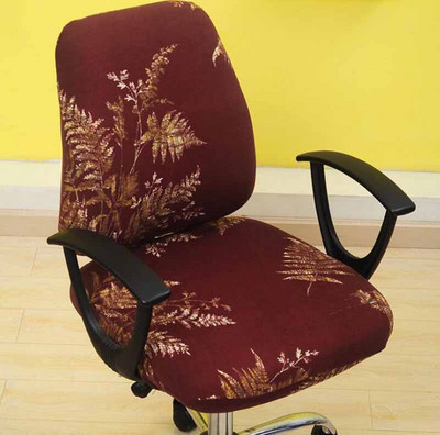 Navlake za uredske stolice za računala Spandex Split navlaka za sjedala Univerzalna navlaka za uredske fotelje protiv prašine funda para silla de oficina