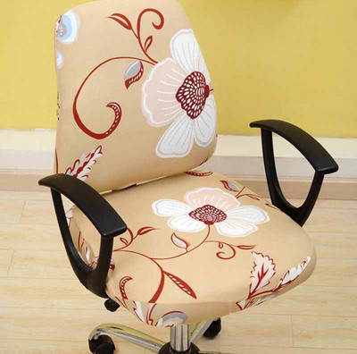 Navlake za uredske stolice za računala Spandex Split navlaka za sjedala Univerzalna navlaka za uredske fotelje protiv prašine funda para silla de oficina