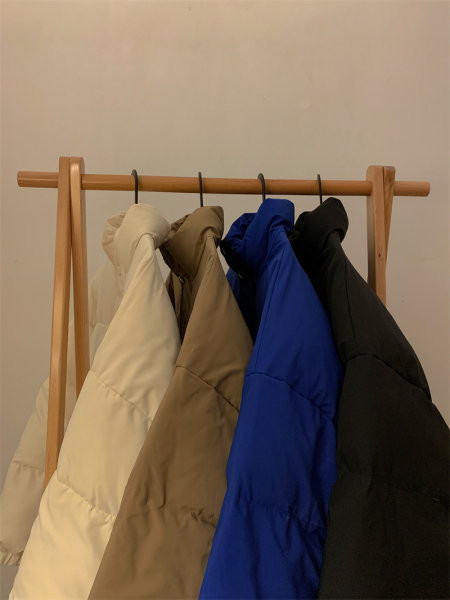 Jachetă casual cu model larg, cu fermoar