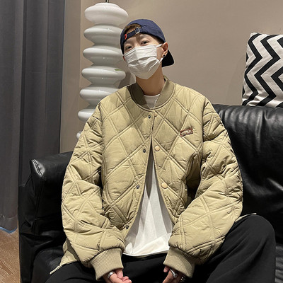 Ležerna muška jakna s logotipom i gumbima