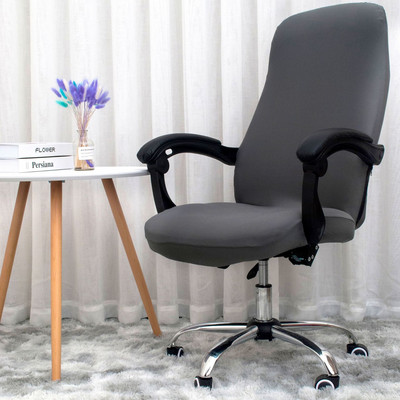 Biuro kėdės užvalkalas Elastingas universalus besisukantis porankis pakeliamas kompiuterio kėdės sėdynės užvalkalas Nepurvinas, nuimamas, plaunamas užvalkalas