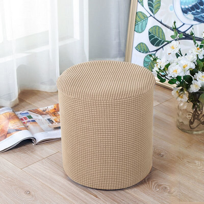 Universali išmatų apsauga Stori vienspalviai kvadratiniai išmatų užvalkalai Stori tamprūs mezginiai apvalūs sėdynių užvalkalai Svetainės kėdės užvalkalai