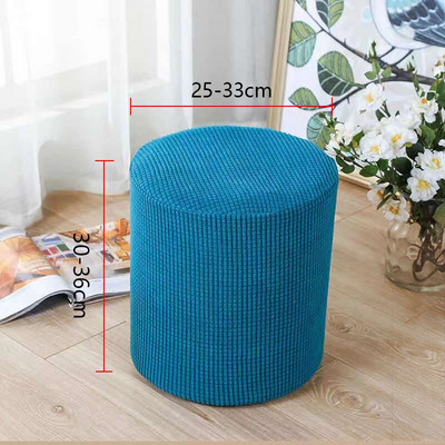 Universali išmatų apsauga Stori vienspalviai kvadratiniai išmatų užvalkalai Stori tamprūs mezginiai apvalūs sėdynių užvalkalai Svetainės kėdės užvalkalai