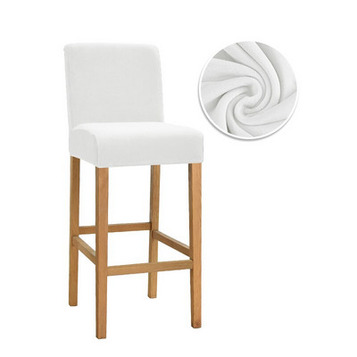 Velvet kangast baaritooli katted venivad pehmed söögitooli katted pestavad lühikesed seljakatted toolid köögi jaoks Kodu hotelli bankett