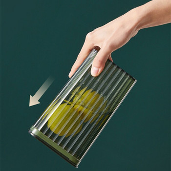 Лек луксозен запечатан пластмасов контейнер за съхранение Спагети Суха храна Зърна Чай Контейнер за храна Буркани за насипни зърнени храни Съхранение в кухнята