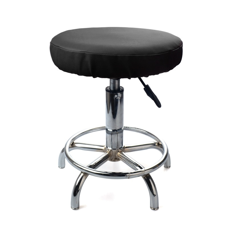 Husa scaun rotunda din piele Pu Husa scaun impermeabila rezistenta la praf Husa scaun de bar Protector scaun pentru restaurant pentru hotel