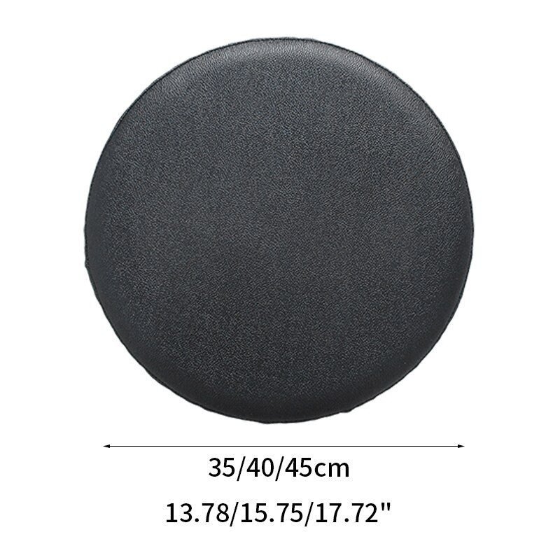 Husa scaun rotunda din piele Pu Husa scaun impermeabila rezistenta la praf Husa scaun de bar Protector scaun pentru restaurant pentru hotel