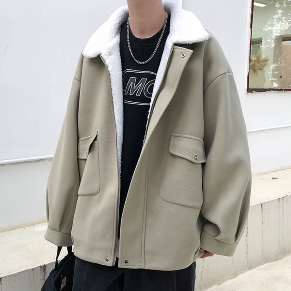 Geaca barbati toamna-iarna cu captuseala calda, mai multe modele cu buzunar si fermoar