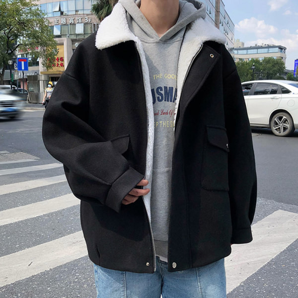 Geaca barbati toamna-iarna cu captuseala calda, mai multe modele cu buzunar si fermoar