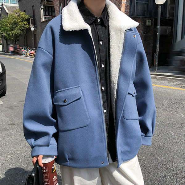 Geaca barbati toamna-iarna cu captuseala calda, mai multe modele cu buzunar si fermoar