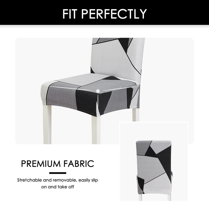 housse de chaise Kėdės užvalkalas Stretch Valgomojo Spandex Elastic Ship iš Prancūzijos