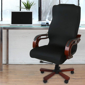 M/L размери Разтегливи калъфи за офис столове от ликра против замърсяване Калъф за стол за компютър Подвижни калъфи за офис столове