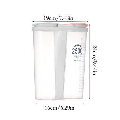 Konyhai tárolódoboz Élelmiszertároló doboz Gabonatároló átlátszó rendszerezők Nedvességálló lezárt dobozok Konyhai kellékek