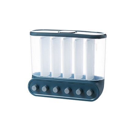 Sieninis grūdų dalytuvas Sandarus maisto laikymo bakas Ryžių kibiras konteineriai skaidrūs spaudai grūdų pupelių organizatorius