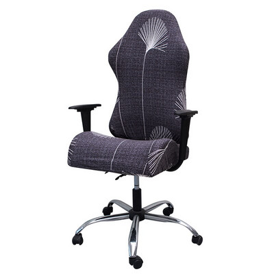 Huse pentru scaune de gaming din material textil impermeabil Huse pentru scaune din lână polară, lavabilă, elastică, anti-alunecare, în carouri, pentru birou acasă