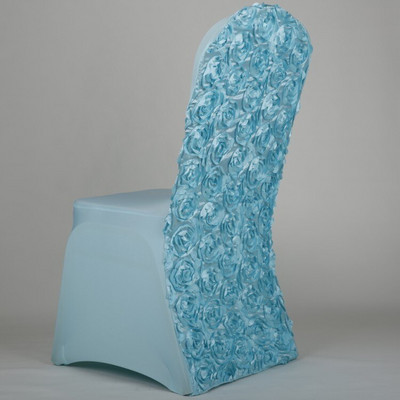 Универсална розова калъфка за сватбени столове Разтегливи полиестерни калъфи за столове от спандекс за сватби, банкети, декорация на хотелски декор