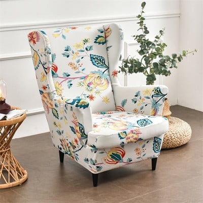 „Strettch Wing“ kėdės užvalkalas „Spandex“ modelio fotelio užvalkalai „Nordic“ nuimami „Relax“ sofos užvalkalai su sėdynės pagalvėlės užvalkalu