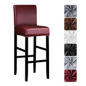 Trumpo dydžio vandeniui atsparus baro kėdės užvalkalas Kėdės apsauga Sėdynės užvalkalas, skirtas viešbučio banketų vestuvių vakarėliui valgomajam