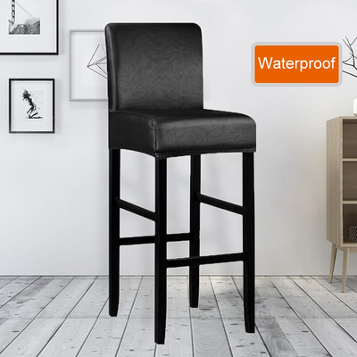 Trumpo dydžio vandeniui atsparus baro kėdės užvalkalas Kėdės apsauga Sėdynės užvalkalas, skirtas viešbučio banketų vestuvių vakarėliui valgomajam