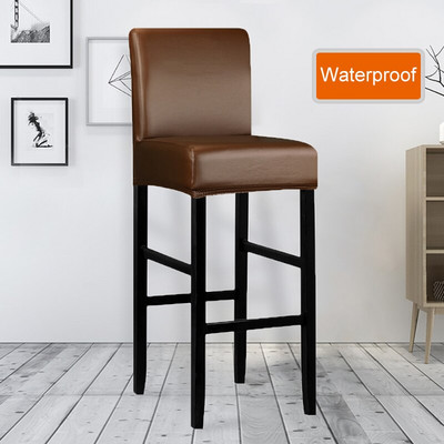 Trumpo dydžio vandeniui atsparus baro kėdės užvalkalas Kėdės apsauga Sėdynės užvalkalas, skirtas viešbučio banketų vestuvių vakarėliui valgomajam