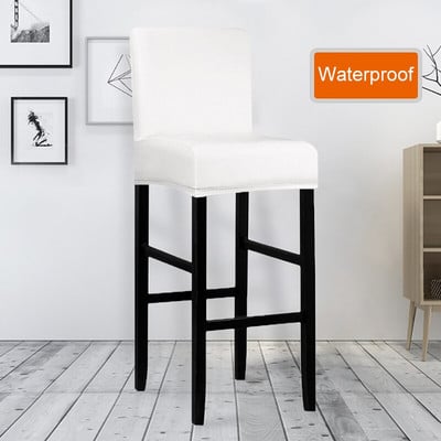 Trumpo dydžio vandeniui atsparus baro kėdės užvalkalas Kėdės apsauga Sėdynės užvalkalas, skirtas viešbučio banketų vestuvių vakarėliui valgomajam