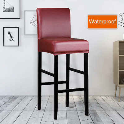 Trumpo dydžio vandeniui atsparus baro kėdės užvalkalas Kėdės apsauga Sėdynės užvalkalas, skirtas viešbučio banketų vestuvių vakarėliui valgomajam