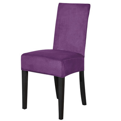 Velvet valgomojo kėdės užvalkalas spandex elastingas kėdės užvalkalas valgomojo kėdžių užvalkalų dėklas kėdėms virtuvėje