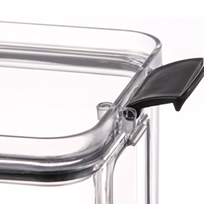 4db Konyhai zárt konzervdobozok, gabonatároló üvegek, hűtők, egymásra rakható dobozok, átlátszó dobozok, frissen tartó dobozok