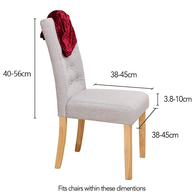 Fényes bársony étkezőszék huzat Spandex szék huzat Elasztikus sztreccs tokok székekhez Étkező Konyha Bankett