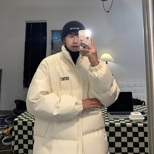 Teplá zimná bunda z eko kože pre mužov