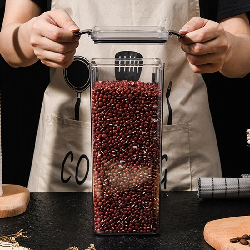 4 vnt virtuvės sandarios skardinės, grūdų laikymo stiklainiai, šaldytuvai, sukraunamos skardinės, permatomos skardinės, šviežių laikymo dėžės