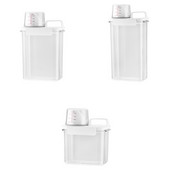 Légmentesen záródó mosószer-por tároló doboz Mosópor tartály fedéllel és fogantyúval Többcélú tárolódoboz