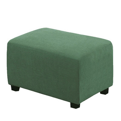1PC Vodootporna, rastezljiva navlaka za podnožje, Otomanska navlaka, zaštitnik Pouffe otporna na prašinu, pravokutna navlaka, elastična dekoracija doma
