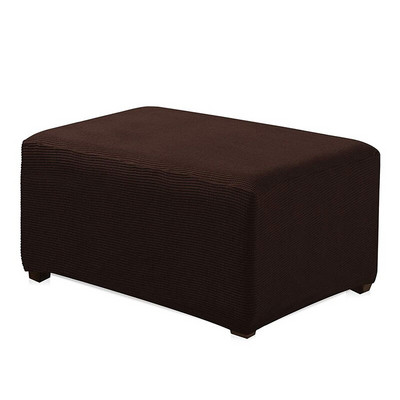 1PC Vodootporna, rastezljiva navlaka za podnožje, Otomanska navlaka, zaštitnik Pouffe otporna na prašinu, pravokutna navlaka, elastična dekoracija doma