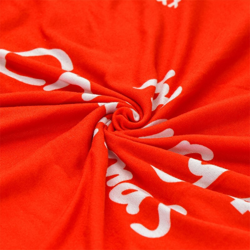 Vianočný poťah na stoličku s potlačou, univerzálna veľkosť, elastické poťahy na stoličky, poťahy na sedadlá do jedálne, novoročné dekorácie...
