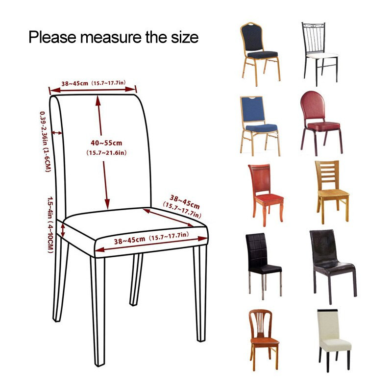 Seersucker kihúzható étkezőszék huzat Spandex cipzáras tok székekhez Konyhai étkező székhuzatok Elasztikus Stretch