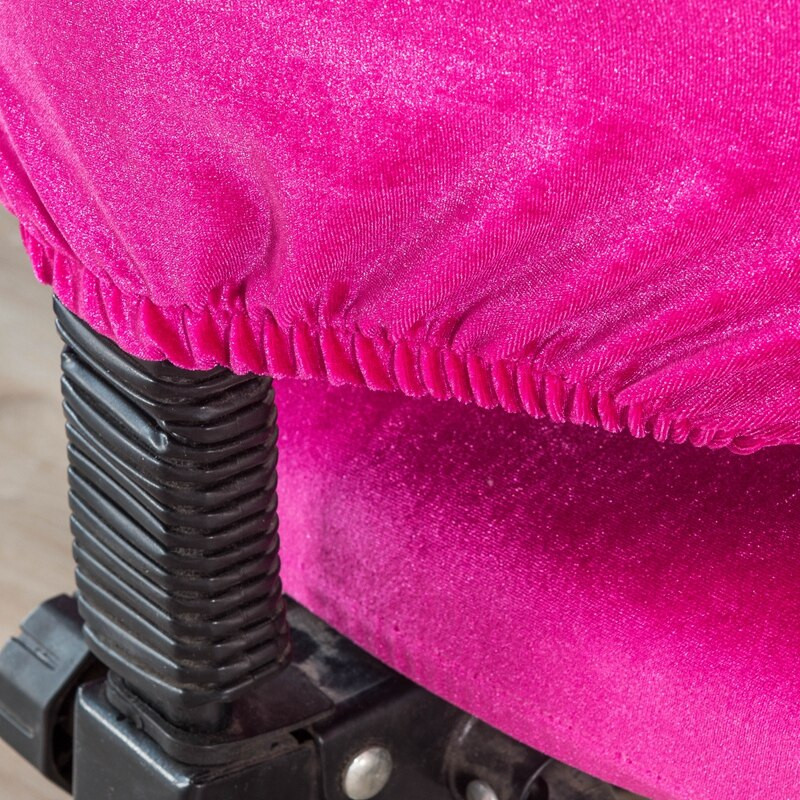 Velvet Split biuro kėdės užvalkalas Kompiuteris Pasukami kėdžių užvalkalai Elastingi Universalūs Slipcovers Kėdės užvalkalas + Sėdynės užvalkalas 2vnt/komplektas