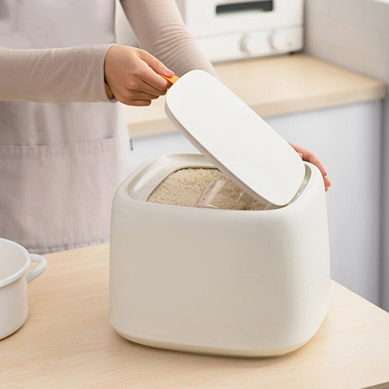 10KG kuchynská nádoba na potraviny, box, nádrž, vlhkosť, hmyz, nano vedro, dávkovač ryže, zrno, uzavreté