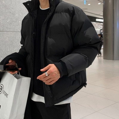 Vyriška laisvalaikio žieminė striukė su aukšta apykakle