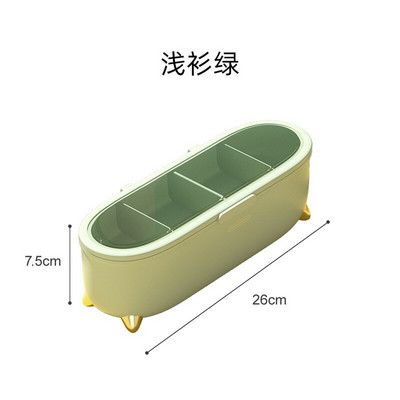 Virtuvė 4 formatų prieskonių dėžutė Vieno tinklelio kelių tinklelių druskos prieskonių butelis Virtuvės laikymo indelių rinkinys prieskonių dėžutė