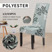 Meijuner 1/2/4/6db XL méretű székhuzatok nagy méretű hosszú üléses székhuzatok király háttámlák székhuzatok mosható otthoni szállodai bankettre