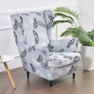 Floral Wing Navlaka za stolice Relax King Back Navlake za fotelje Elastične Wingback navlake za jednu sofu Navlake za stolice Otomanska navlaka za stolice