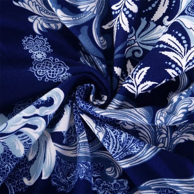 Floral Wing Navlaka za stolice Relax King Back Navlake za fotelje Elastične Wingback navlake za jednu sofu Navlake za stolice Otomanska navlaka za stolice