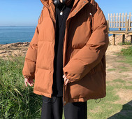 Sacou barbatesc model larg cu fermoar