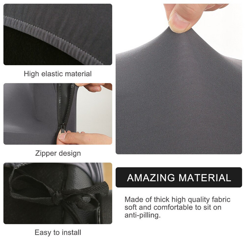 M/L scaun pentru jucători Huse pentru scaune extensibile pentru birou, pentru computer, pentru birou, acasă, impermeabile, elastice, pentru jocuri, huse detașabile.