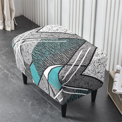 Листа Wing Калъф за стол Разтеглив спандекс Калъфи за фотьойли Nordic Ottoman Cover Подвижни калъфи за диван с калъфки за възглавници на седалките