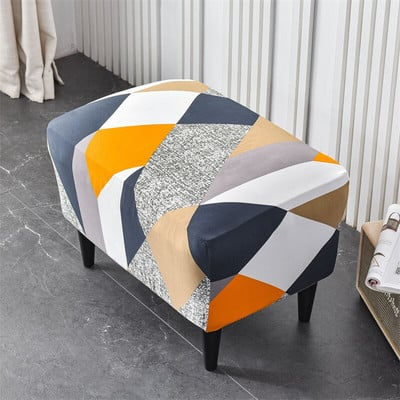 Листа Wing Калъф за стол Разтеглив спандекс Калъфи за фотьойли Nordic Ottoman Cover Подвижни калъфи за диван с калъфки за възглавници на седалките