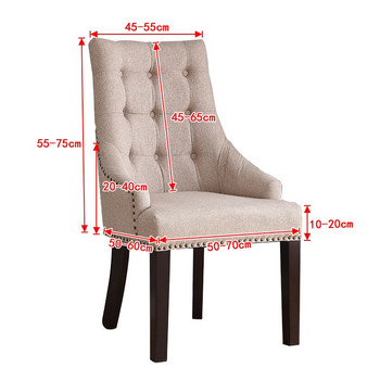 Наклонена калъфка за столове от истински кадифен плат голям размер XL размер Wing bakc Калъфи за кралски облегалки Калъфки за столове Калъфи за седалки за хотелско парти банкет