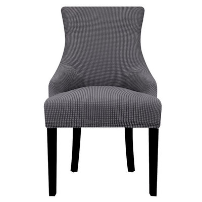 Tikras aksominis audinys nuožulnus kėdės užvalkalas didelis dydis XL dydis sparnas bakc karaliaus nugaros kėdės užvalkalai sėdynių užvalkalai viešbučio vakarėliui