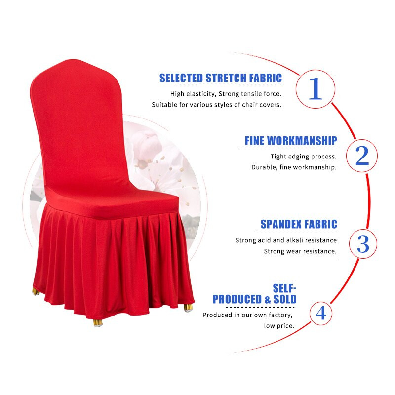 Pulmapeo toolide katted Spandex koos seelikuga Home Dinning Slipcover Peo istmekatted toolidele Tooli katted Söögituba